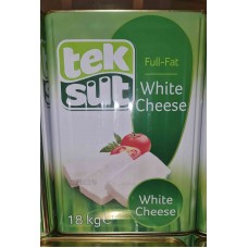 WHITE CHEESE FULL FAT 18KG TEKSUT(TURKISH)